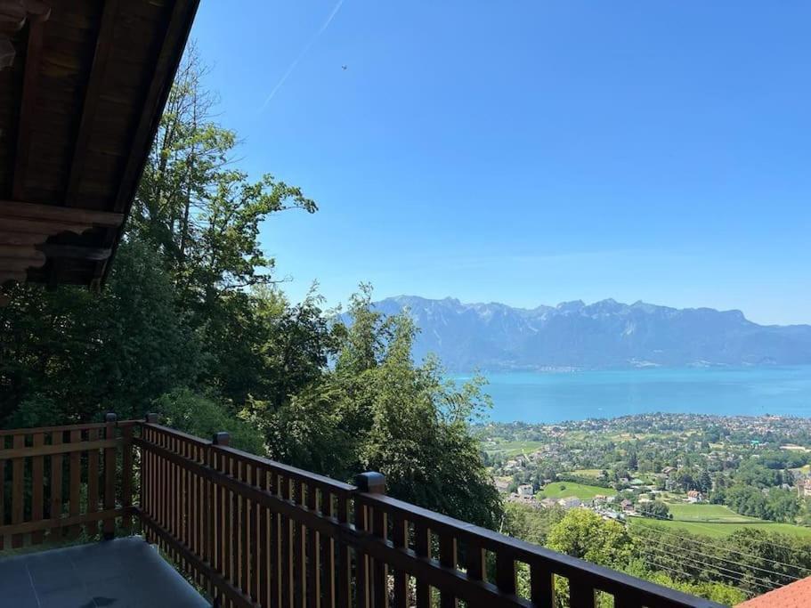 Swiss Chalet - Mountain And Lake View Blonay Exterior photo